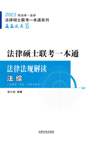 2021法律硕士联考一本通·法律法规解读：法综