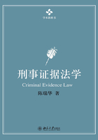 刑事证据法学