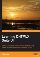 Learning DHTMLX Suite UI在線閱讀