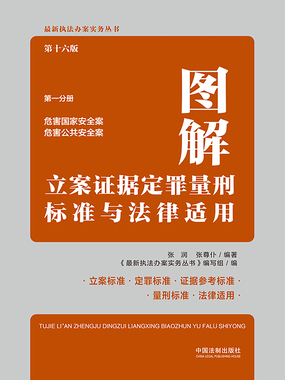 图解立案证据定罪量刑标准与法律适用第一分册：危害国家安全案 危害公共安全案（第16版）在线阅读