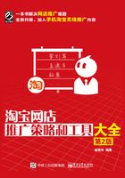 淘宝网店推广策略和工具大全（第2版）在线阅读