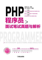 PHP程序员面试笔试真题与解析在线阅读