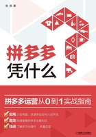 拼多多 凭什么：拼多多运营从0到1实战指南在线阅读