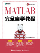 MATLAB完全自学教程在线阅读