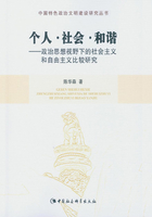 个人·社会·和谐： 政治思想视野下的社会主义和自由主义比较研究在线阅读