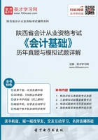 陕西省会计从业资格考试《会计基础》历年真题与模拟试题详解