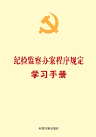 纪检监察办案程序规定学习手册（收录最新修订的《中国共产党纪律处分条例》）在线阅读