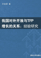 我国对外开放与TFP增长的关系：经验研究在线阅读