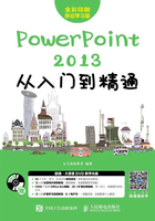 PowerPoint 2013从入门到精通在线阅读