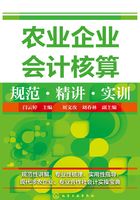 农业企业会计核算规范精讲实训在线阅读