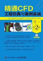 精通CFD工程仿真与案例实战：FLUENT GAMBIT ICEM CFD Tecplot（第2版）