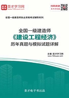 2019年一级建造师《建设工程经济》历年真题与模拟试题详解