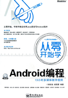 从零开始学Android编程在线阅读