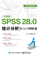 SPSS 28.0统计分析从入门到精通（升级版）