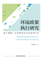 环境政策执行研究：基于模糊—冲突模型的比较案例分析在线阅读