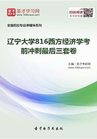 2020年辽宁大学816西方经济学考前冲刺最后三套卷在线阅读