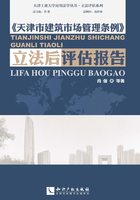 《天津市建筑市场管理条例》立法后评估报告在线阅读