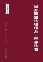 域外网络法律译丛：刑事法卷