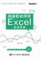 跟储君老师学Excel极简思维