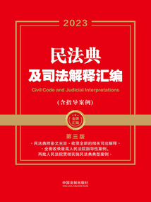 金牌匯編系列：民法典及司法解釋匯編·含指導(dǎo)案例（第三版·2023年版）