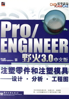 Pro/ENGINEER野火3.0中文版注塑零件和注塑模具在线阅读