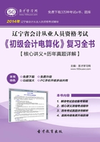 辽宁省会计从业人员资格考试《初级会计电算化》复习全书【核心讲义＋历年真题详解】