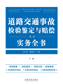 道路交通事故檢驗鑒定與賠償實務全書（下冊）