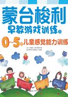 蒙台梭利0～5岁早教游戏训练：0～5岁儿童感觉能力训练