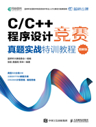 C/C++程序设计竞赛真题实战特训教程（图解版）