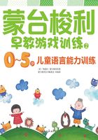 蒙台梭利0～5岁早教游戏训练：0～5岁儿童语言能力训练在线阅读