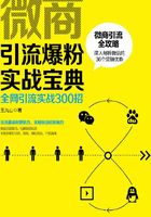 微商引流爆粉实战手册：全网引流实战300招在线阅读