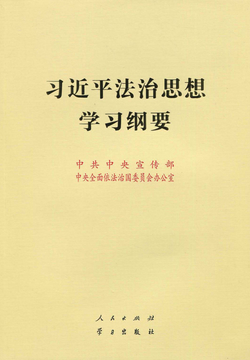 习近平法治思想学习纲要 封面