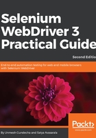 Selenium WebDriver 3 Practical Guide