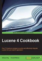 Lucene 4 Cookbook在線閱讀