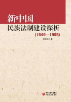 新中国民族法制建设探析（1949-1965）