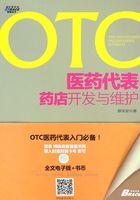 OTC医药代表药店开发与维护