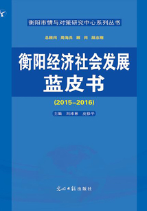 衡陽經濟社會發展藍皮書：2015-2016