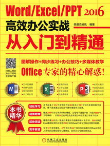 Word/Excel/PPT 2016高效办公实战从入门到精通