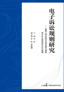 電子訴訟規則研究:最高人民法院司法研究重大課題電子訴訟規則研究論文選編