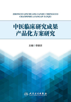 中医临床研究成果产品化方案研究在线阅读