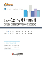 Excel在会计与财务中的应用