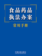 食品药品执法办案常用手册(2023年版)在线阅读