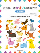 我的第一本专注力训练游戏书:图片谜题在线阅读