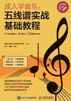 成人学音乐：五线谱实战基础教程