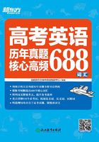 高考英语历年真题核心高频688词汇在线阅读