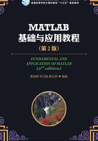 MATLAB基础与应用教程（第2版）在线阅读