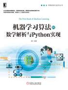 机器学习算法的数学解析与Python实现