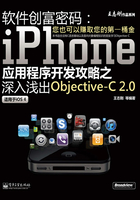 软件创富密码：iPhone应用程序开发攻略之深入浅出Objective-C 2.0