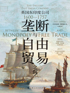 垄断与自由贸易之间:英国东印度公司(1600—1757)在线阅读