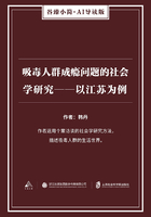 吸毒人群成瘾问题的社会学研究：以江苏为例在线阅读